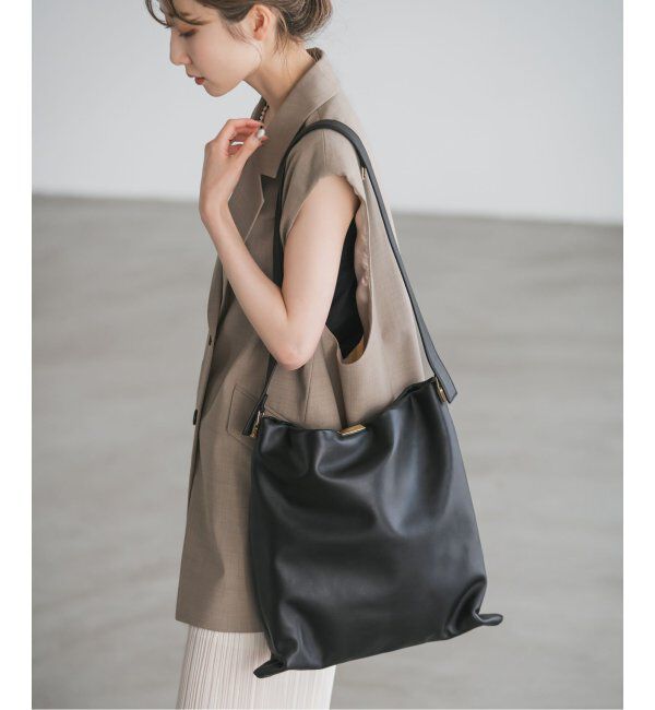 NOBLE「《追加》PUNTI./プンティ GRAFT-TOTE L」|トートバッグ|ブラック