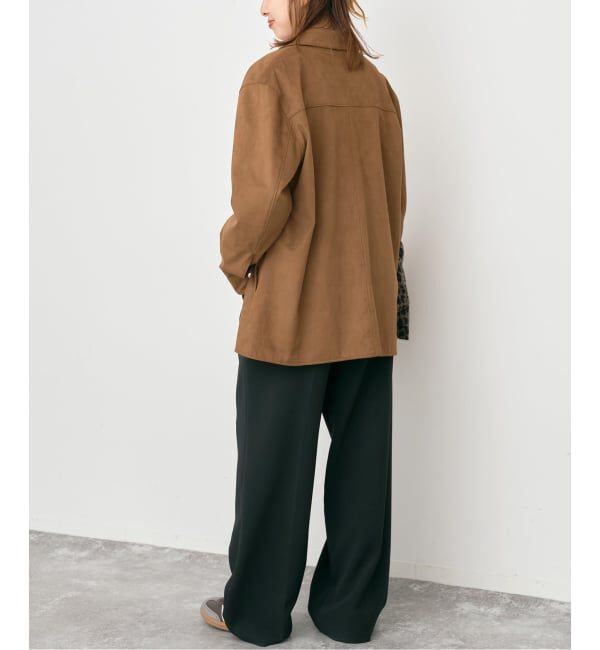 Spick and Span「《追加》ダブルクロスツータックパンツ」|スラックス|