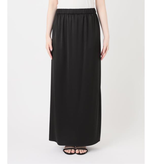 Spick and Span「《追加》サテンイージースカート」|スカート|