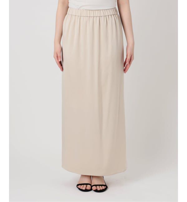 Spick and Span「《追加》サテンイージースカート」|スカート|