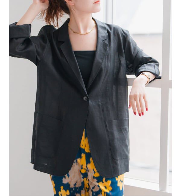 Spick and Span「《追加》ラミーミックスシアージャケット」|テーラードジャケット|