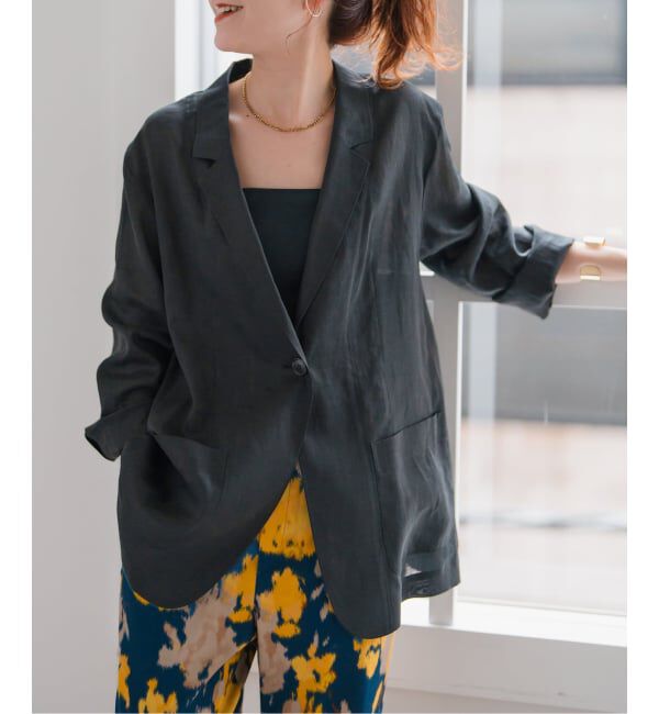 Spick and Span「《追加》ラミーミックスシアージャケット」|テーラードジャケット|