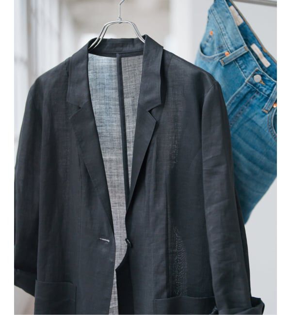 Spick and Span「《追加》ラミーミックスシアージャケット」|テーラードジャケット|