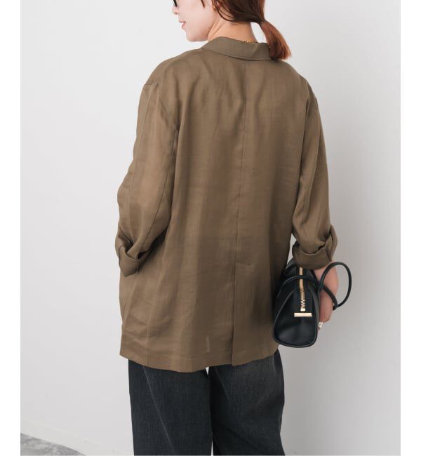 Spick and Span「《追加》ラミーミックスシアージャケット」|テーラードジャケット|