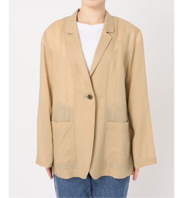 Spick and Span「《追加》ラミーミックスシアージャケット」|テーラードジャケット|