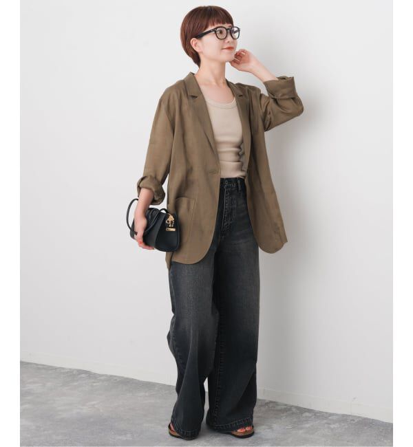 Spick and Span「《追加》ラミーミックスシアージャケット」|テーラードジャケット|