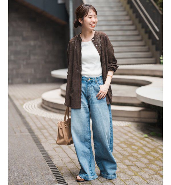 Spick and Span「《追加3》PEレースシャツ」|シャツ・ブラウス|