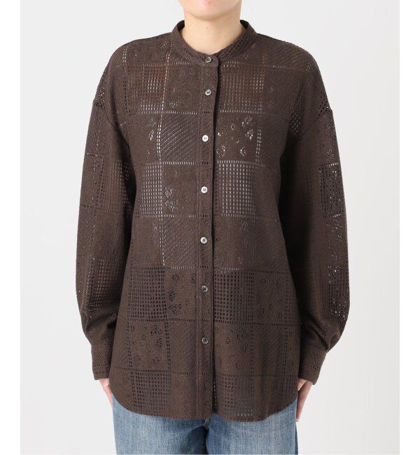 Spick and Span「《追加3》PEレースシャツ」|シャツ・ブラウス|