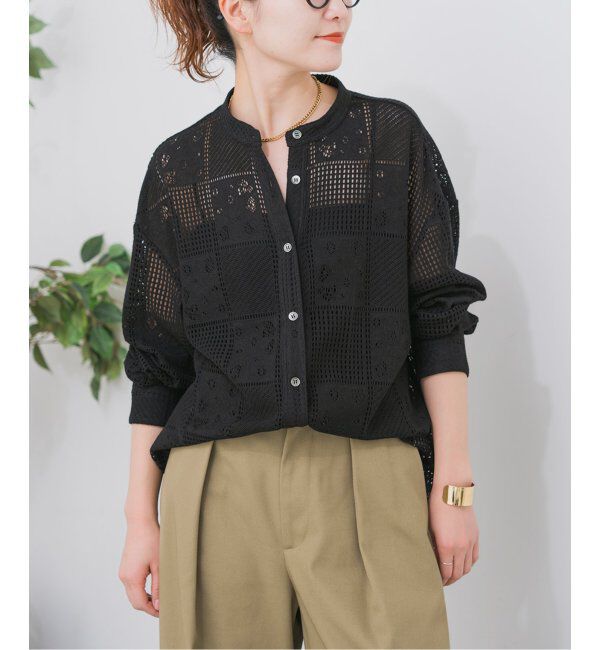 Spick and Span「《追加3》PEレースシャツ」|シャツ・ブラウス|