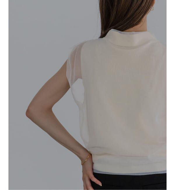 NOBLE「ELENI/エルニ レイヤードスリーブレスニット」|ニット・セーター|