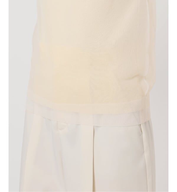 NOBLE「ELENI/エルニ レイヤードスリーブレスニット」|ニット・セーター|