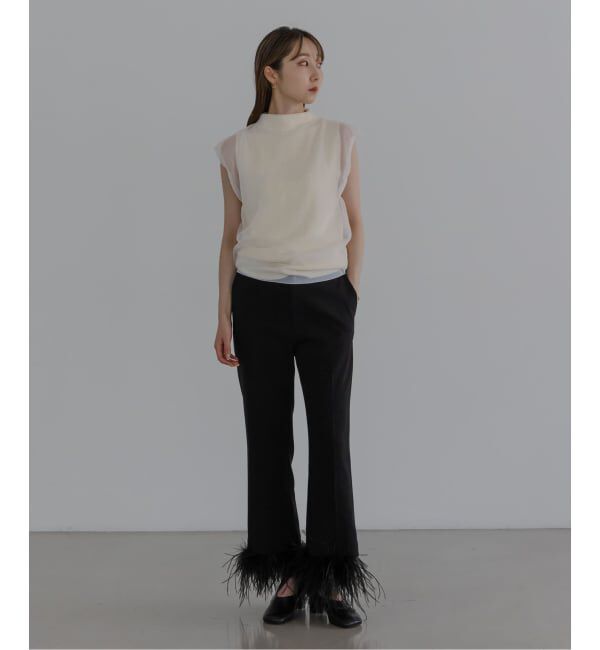 NOBLE「ELENI/エルニ レイヤードスリーブレスニット」|ニット・セーター|