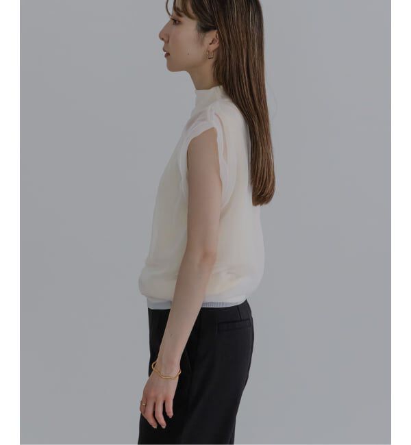 NOBLE「ELENI/エルニ レイヤードスリーブレスニット」|ニット・セーター|