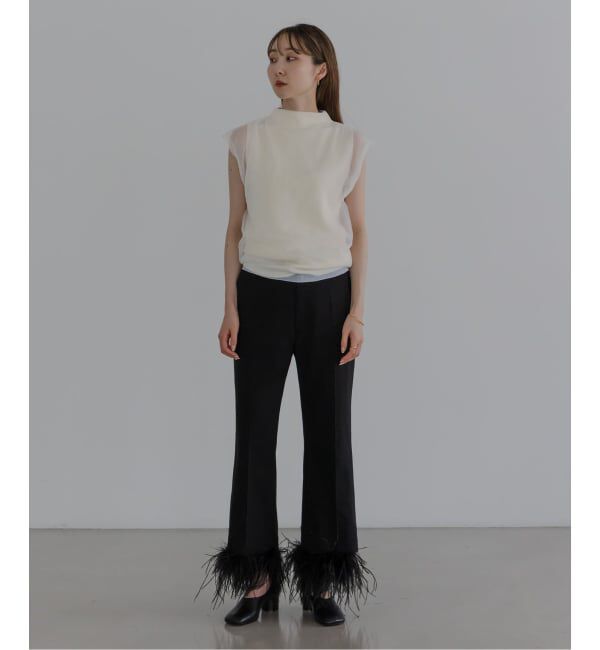 NOBLE「ELENI/エルニ レイヤードスリーブレスニット」|ニット・セーター|