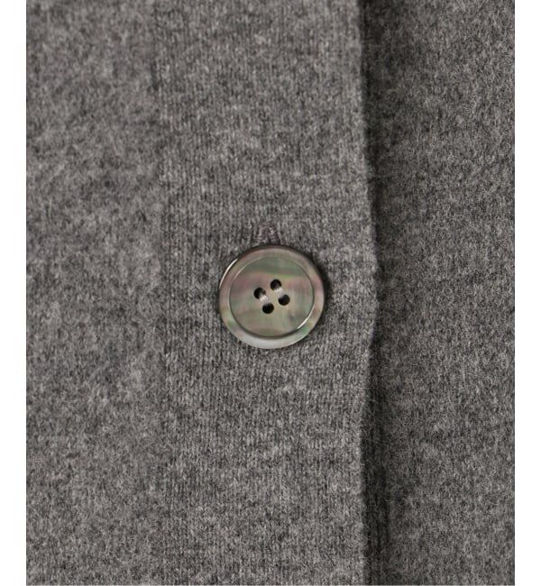 Spick and Span「ロゴジャガードVネックカーディガン」|カーディガン|