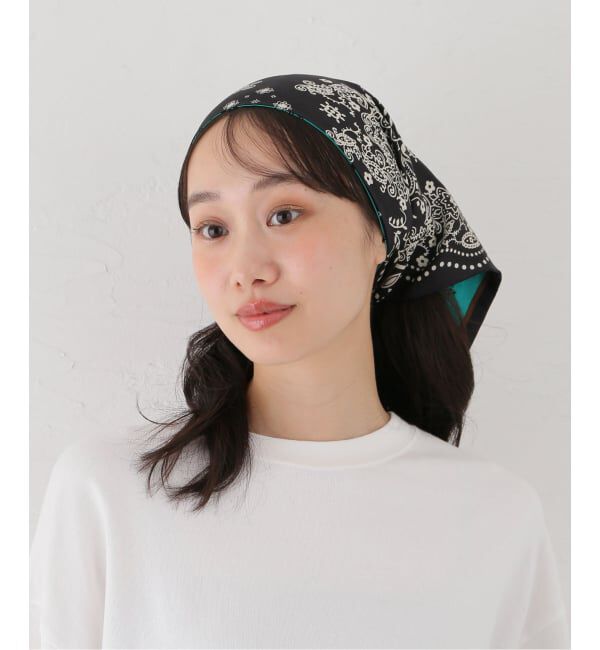 FRAMeWORK「manipuri/マニプリ 別注三角w65スカーフ」|バンダナ・スカーフ|