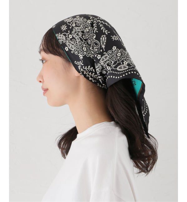 FRAMeWORK「manipuri/マニプリ 別注三角w65スカーフ」|バンダナ・スカーフ|