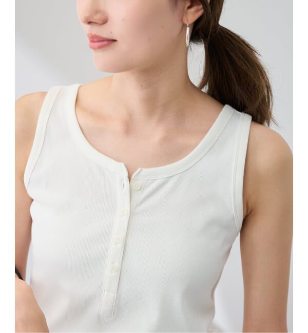 FRAMeWORK「コットンリブヘンリータンク」|タンクトップ|
