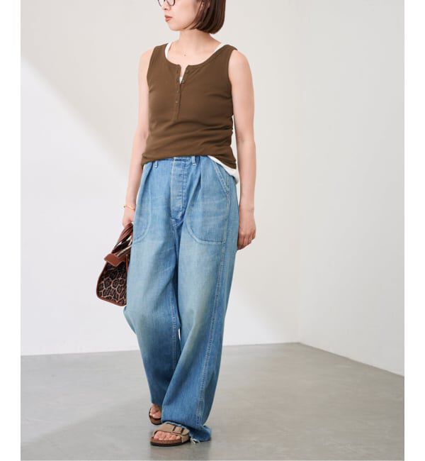 FRAMeWORK「コットンリブヘンリータンク」|タンクトップ|