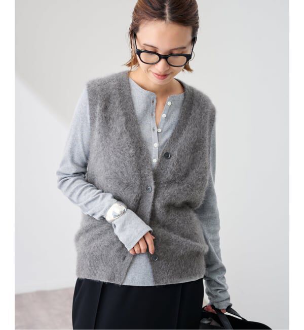 FRAMeWORK「FOX/CAS ベスト」|ベスト・ジレ|グレーB