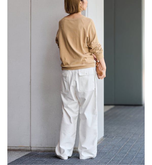 FRAMeWORK「≪追加≫ミリタリースラブバックサテンベイカーパンツ3」|カーゴ|
