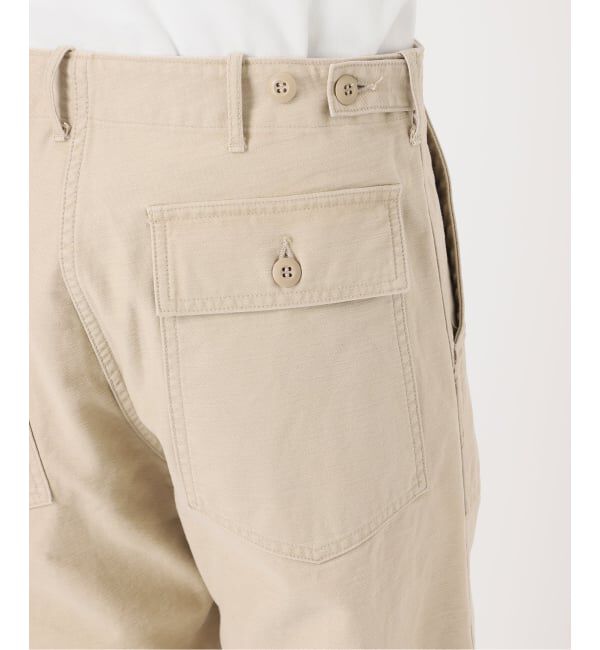 FRAMeWORK「≪追加≫ミリタリースラブバックサテンベイカーパンツ3」|カーゴ|