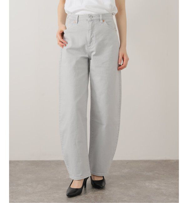  「【洗える】ROLLA'S/ローラス GIGI BARREL DENIM」|デニム|グレー