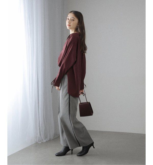  「【洗える】スキッパーオータムシャツ」|シャツ・ブラウス|