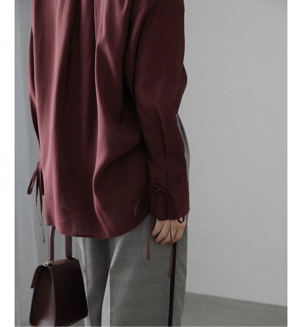  「【洗える】スキッパーオータムシャツ」|シャツ・ブラウス|