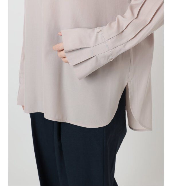  「【洗える】スキッパーオータムシャツ」|シャツ・ブラウス|