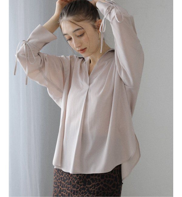  「【洗える】スキッパーオータムシャツ」|シャツ・ブラウス|