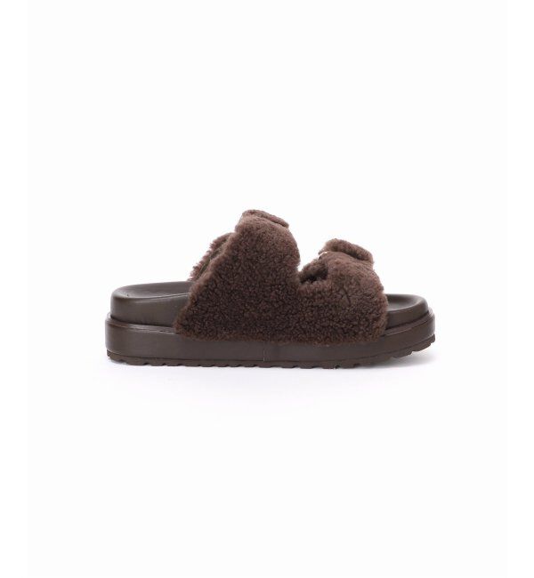  「レザーボアベルトサンダル」|サンダル|