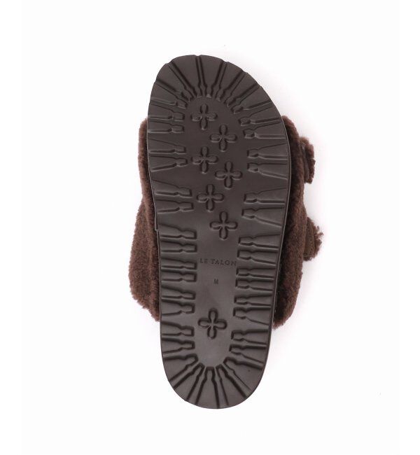  「レザーボアベルトサンダル」|サンダル|