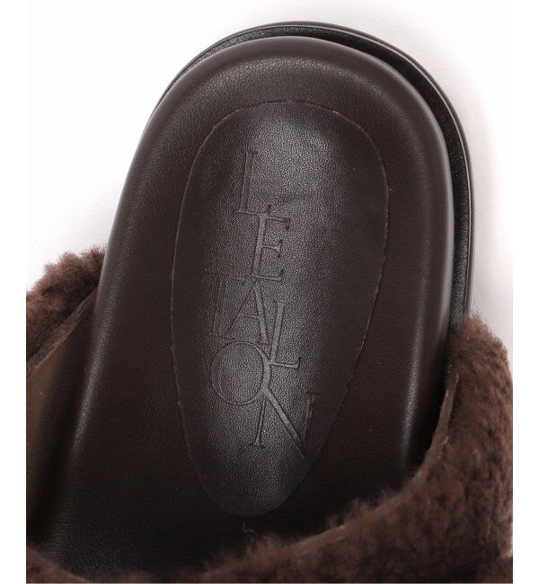  「レザーボアベルトサンダル」|サンダル|