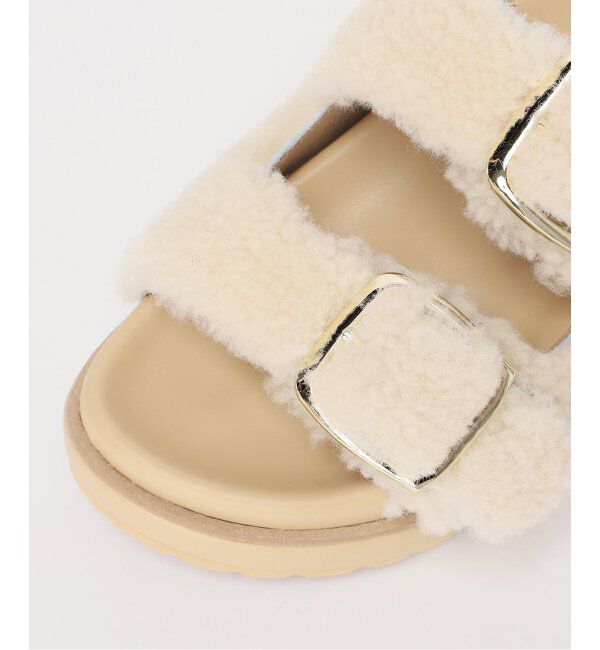  「レザーボアベルトサンダル」|サンダル|