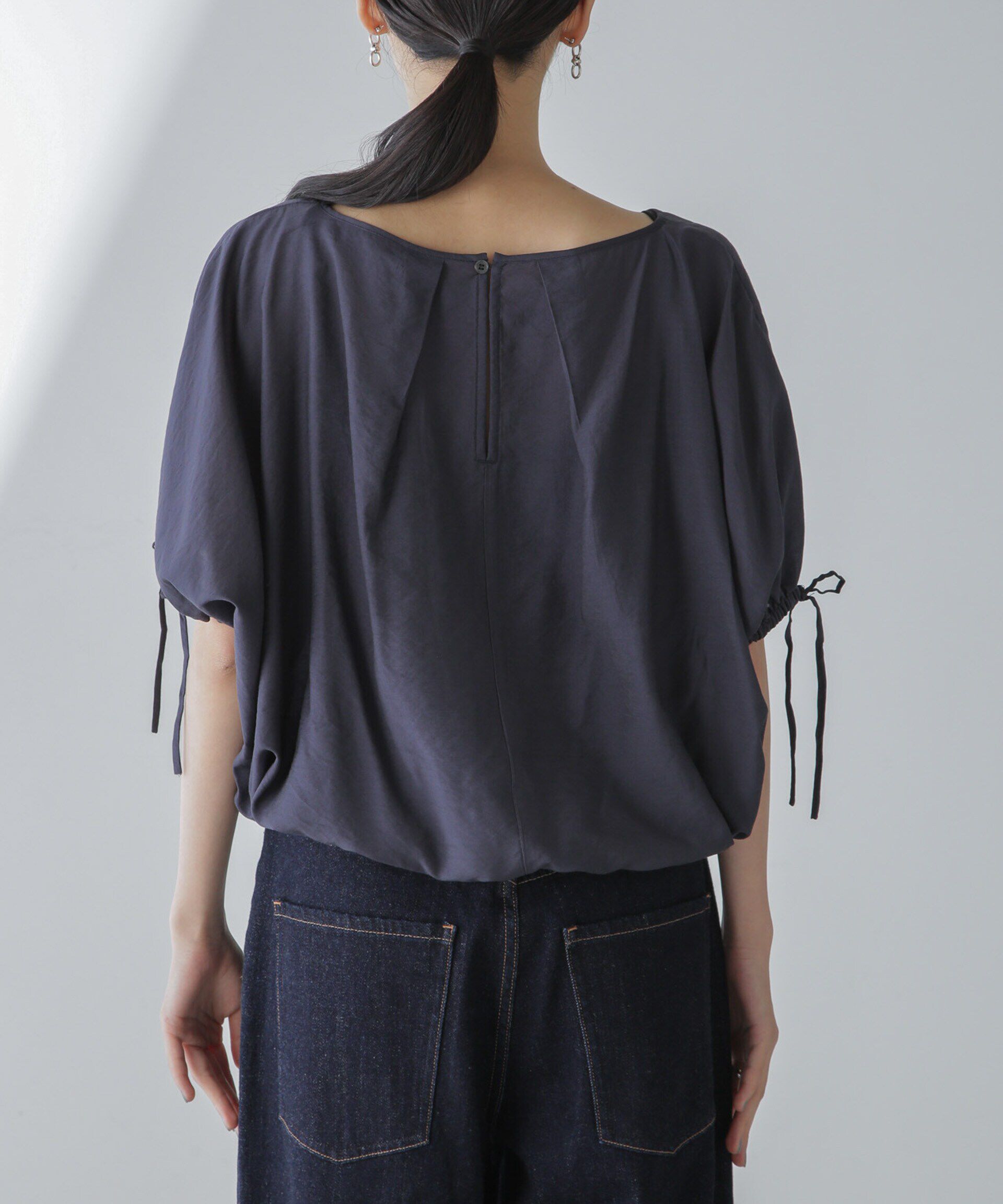 nano･universe「バルーンシルエットブラウス」|シャツ・ブラウス|