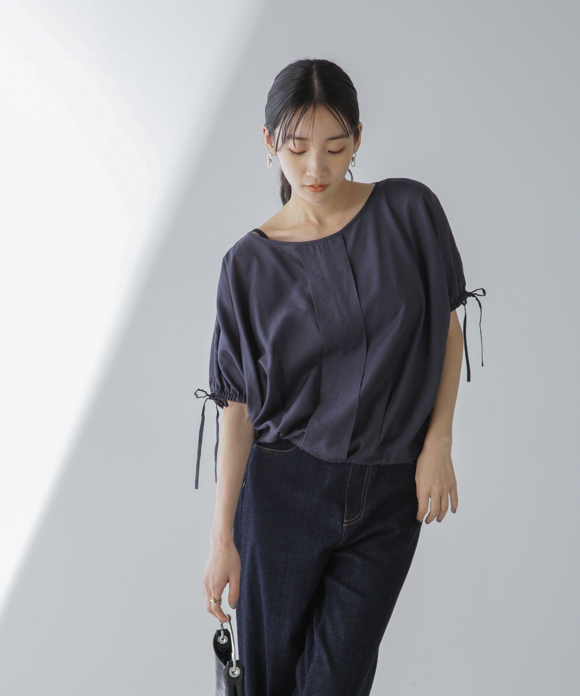 nano･universe「バルーンシルエットブラウス」|シャツ・ブラウス|