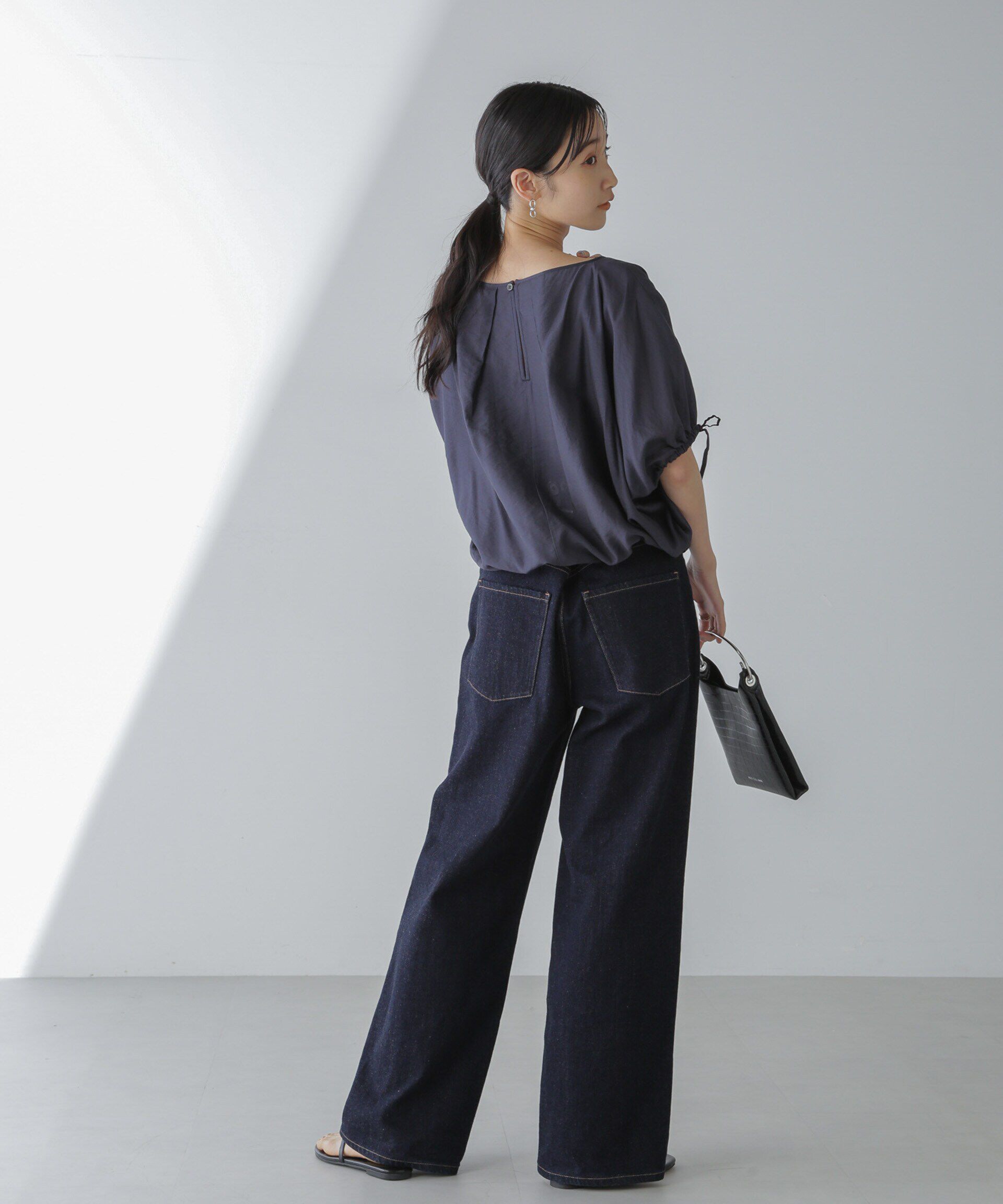 nano･universe「バルーンシルエットブラウス」|シャツ・ブラウス|