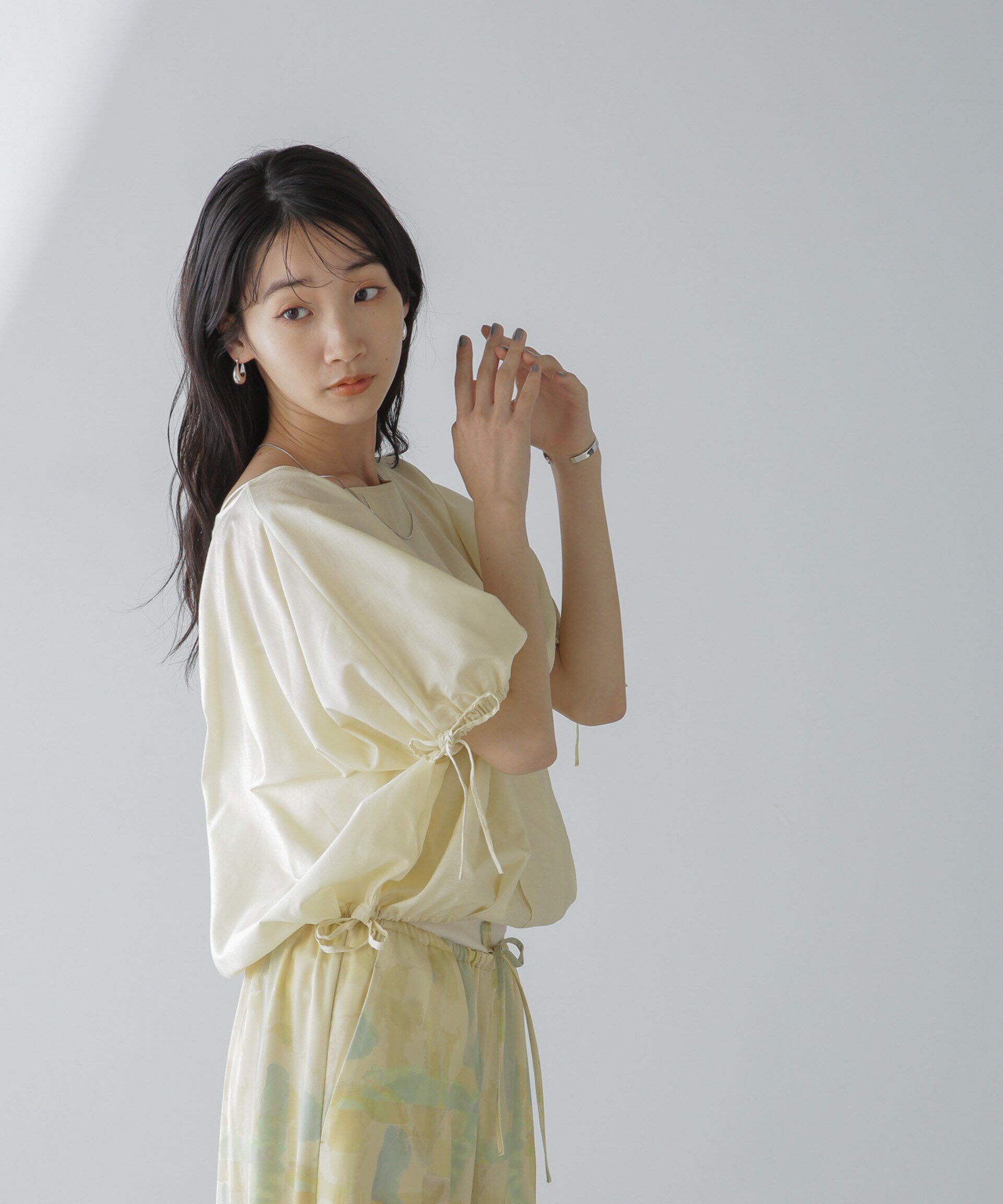 nano･universe「バルーンシルエットブラウス」|シャツ・ブラウス|