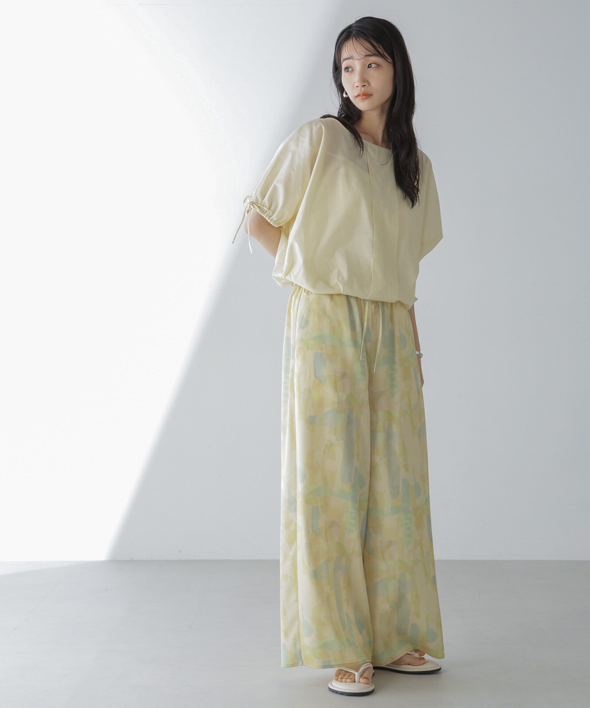 nano･universe「バルーンシルエットブラウス」|シャツ・ブラウス|