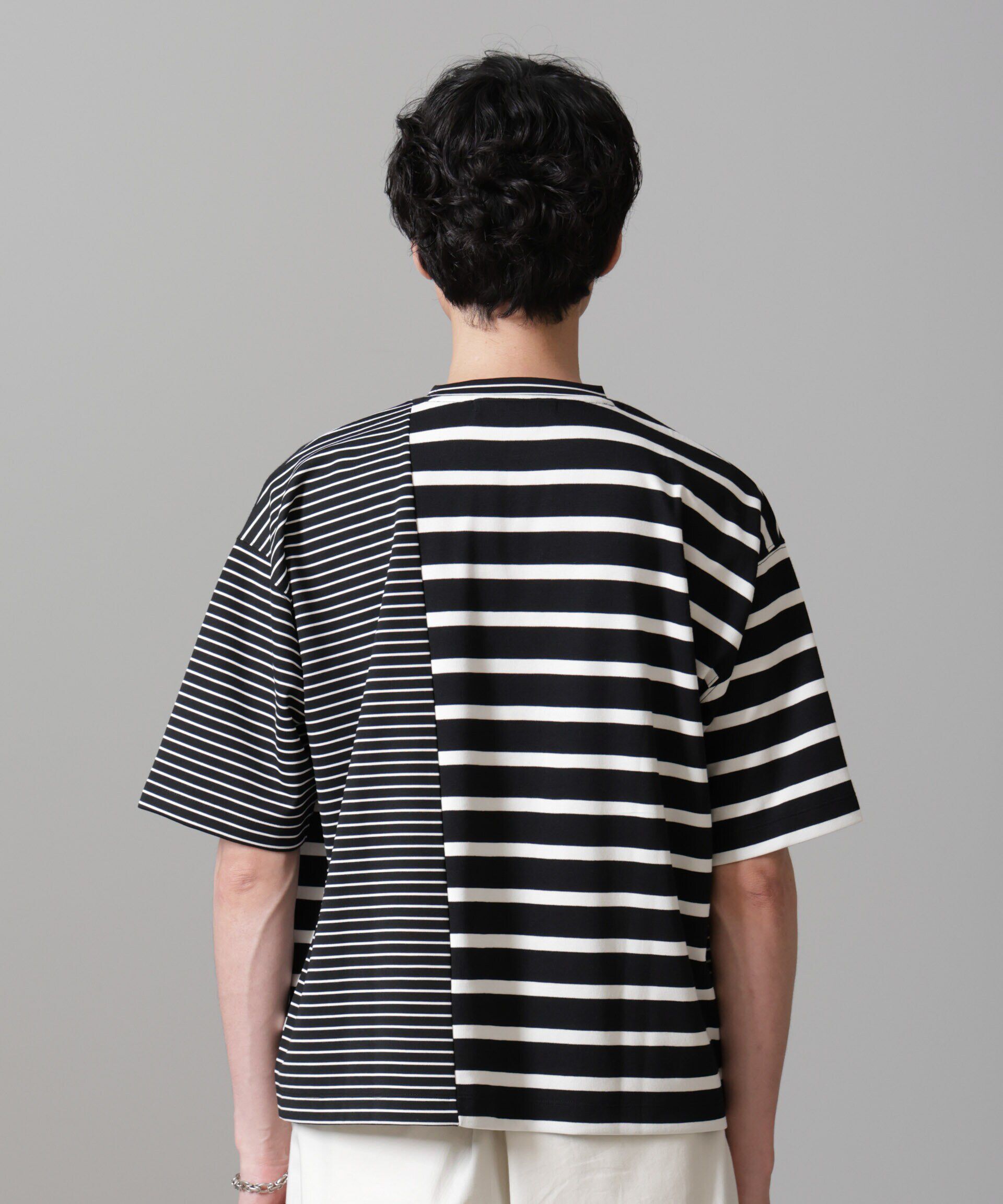 nano･universe「ボーダー切替Ｔシャツ」|Tシャツ・カットソー|