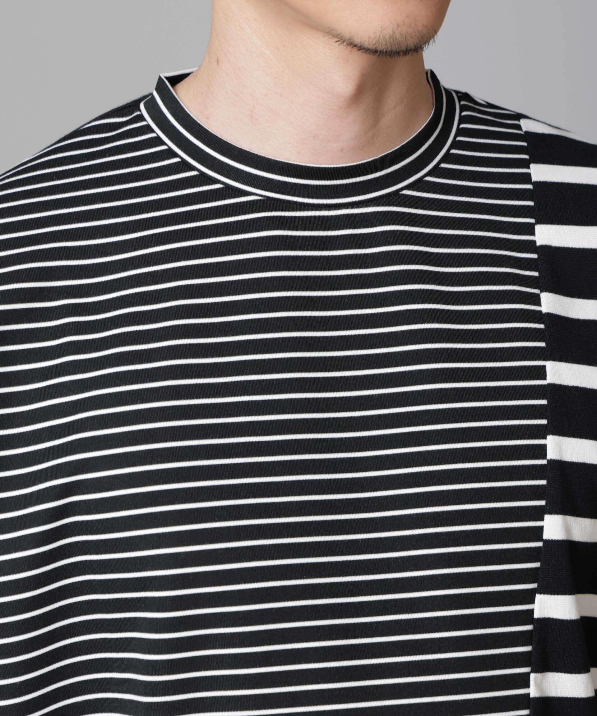 nano･universe「ボーダー切替Ｔシャツ」|Tシャツ・カットソー|