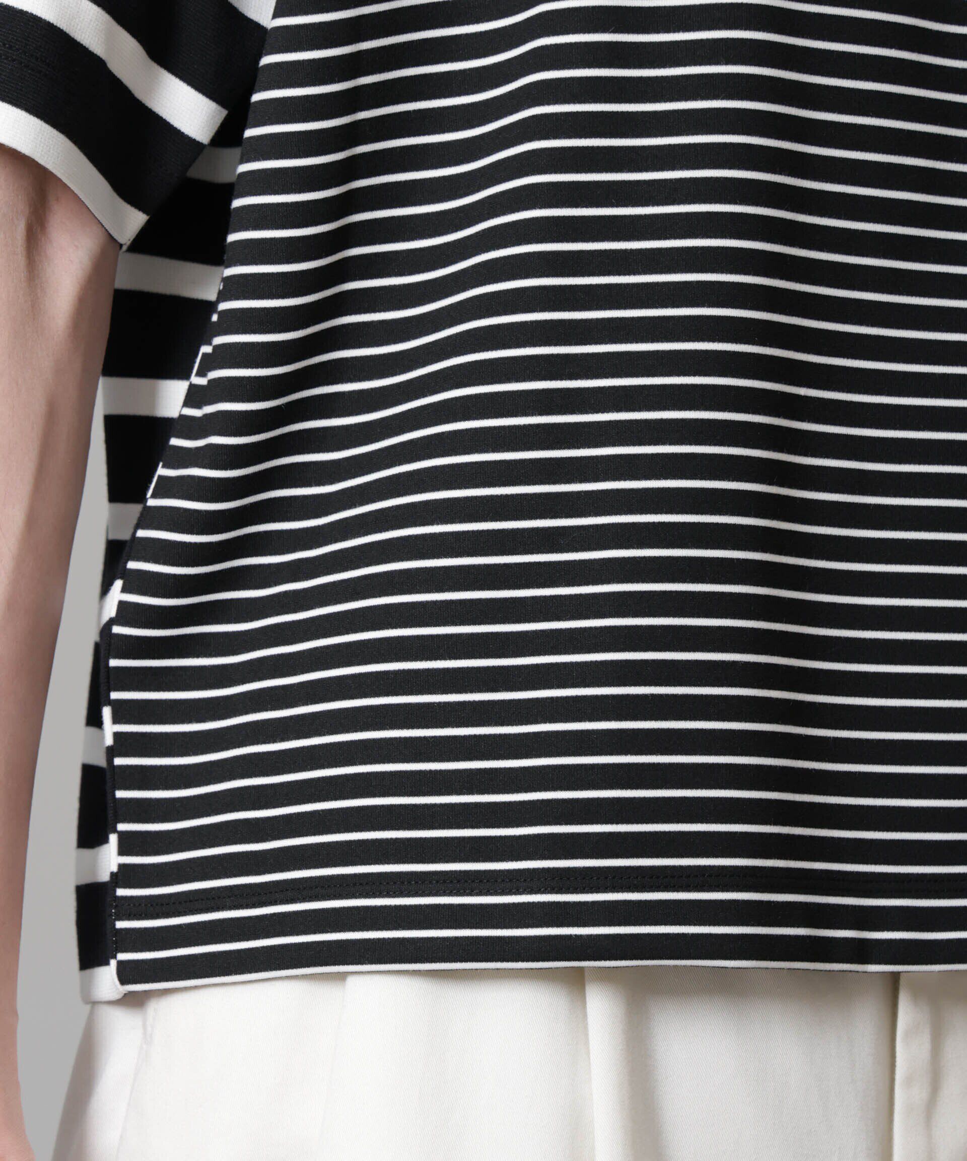 nano･universe「ボーダー切替Ｔシャツ」|Tシャツ・カットソー|