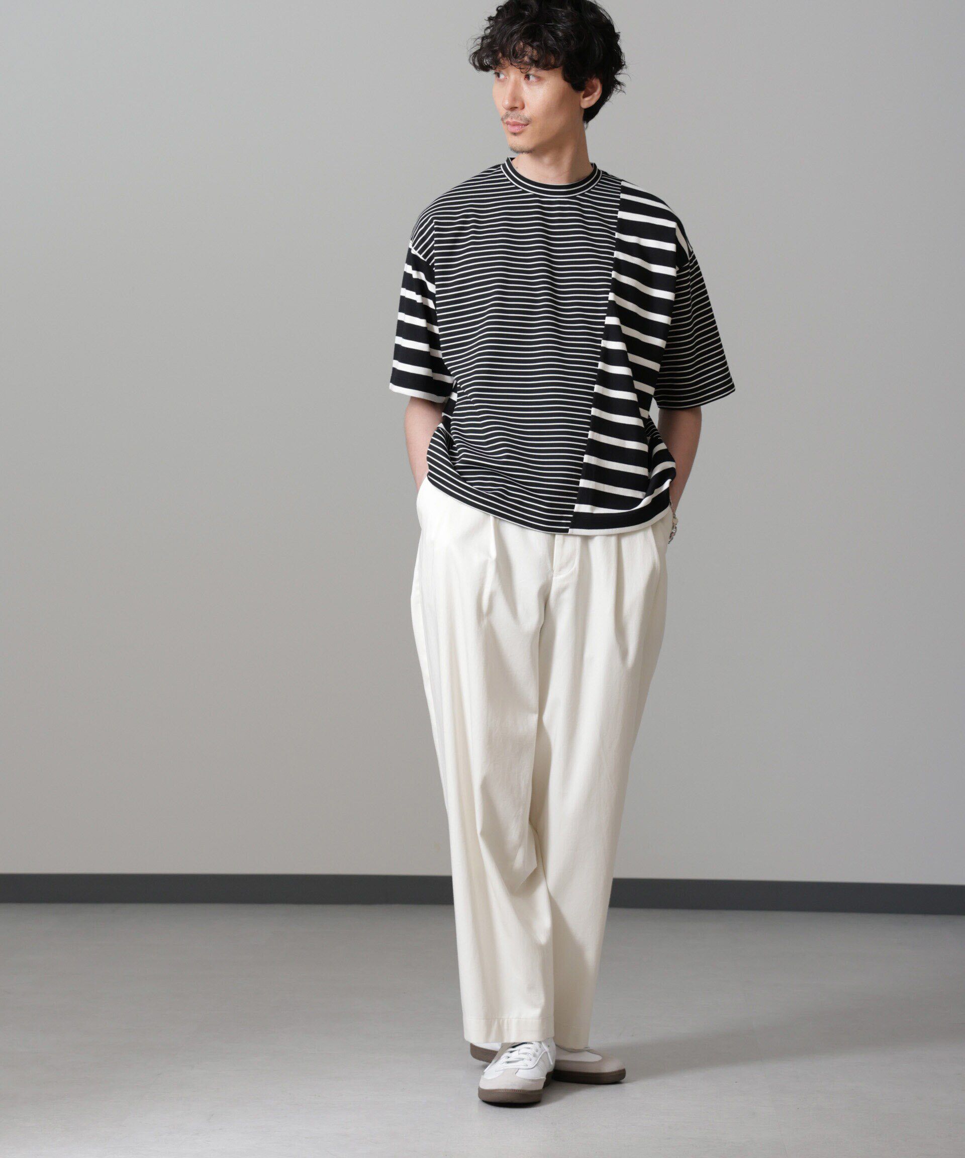 nano･universe「ボーダー切替Ｔシャツ」|Tシャツ・カットソー|