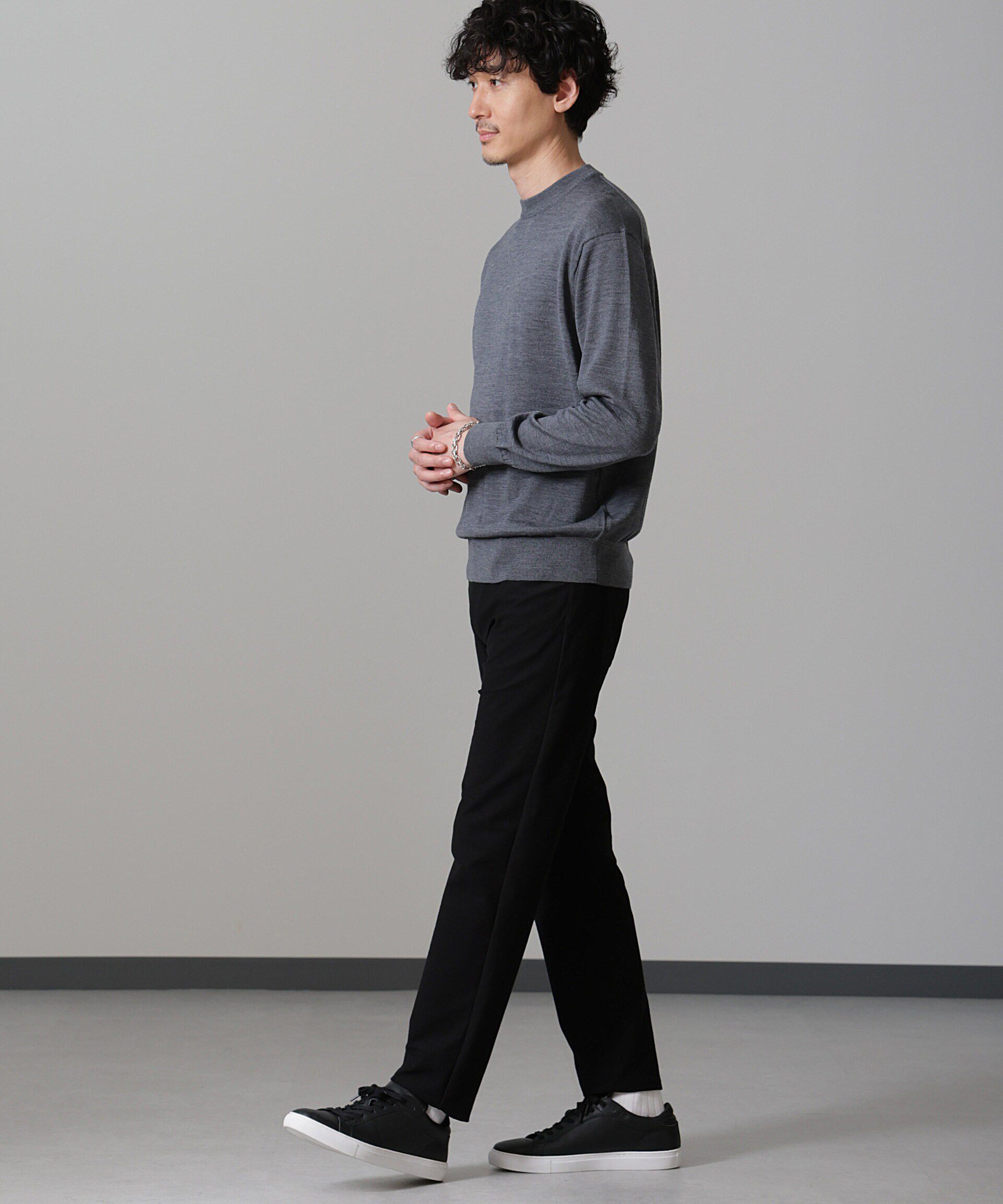 nano･universe「「毛玉レスニット」 ファインゲージクルーネック」|ニット・セーター|