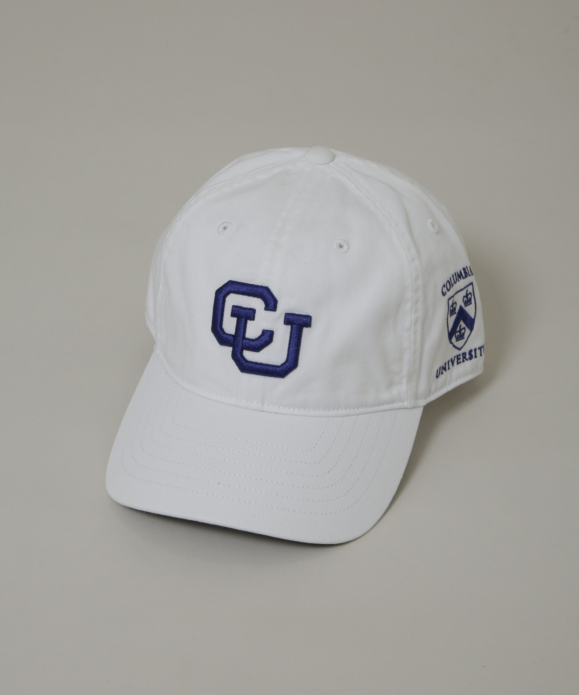 nano･universe「COLUMBIA UNIVERSITY/COLUMBIA UNV TWILL WASHED CAP」|キャップ・キャスケット|ホワイト