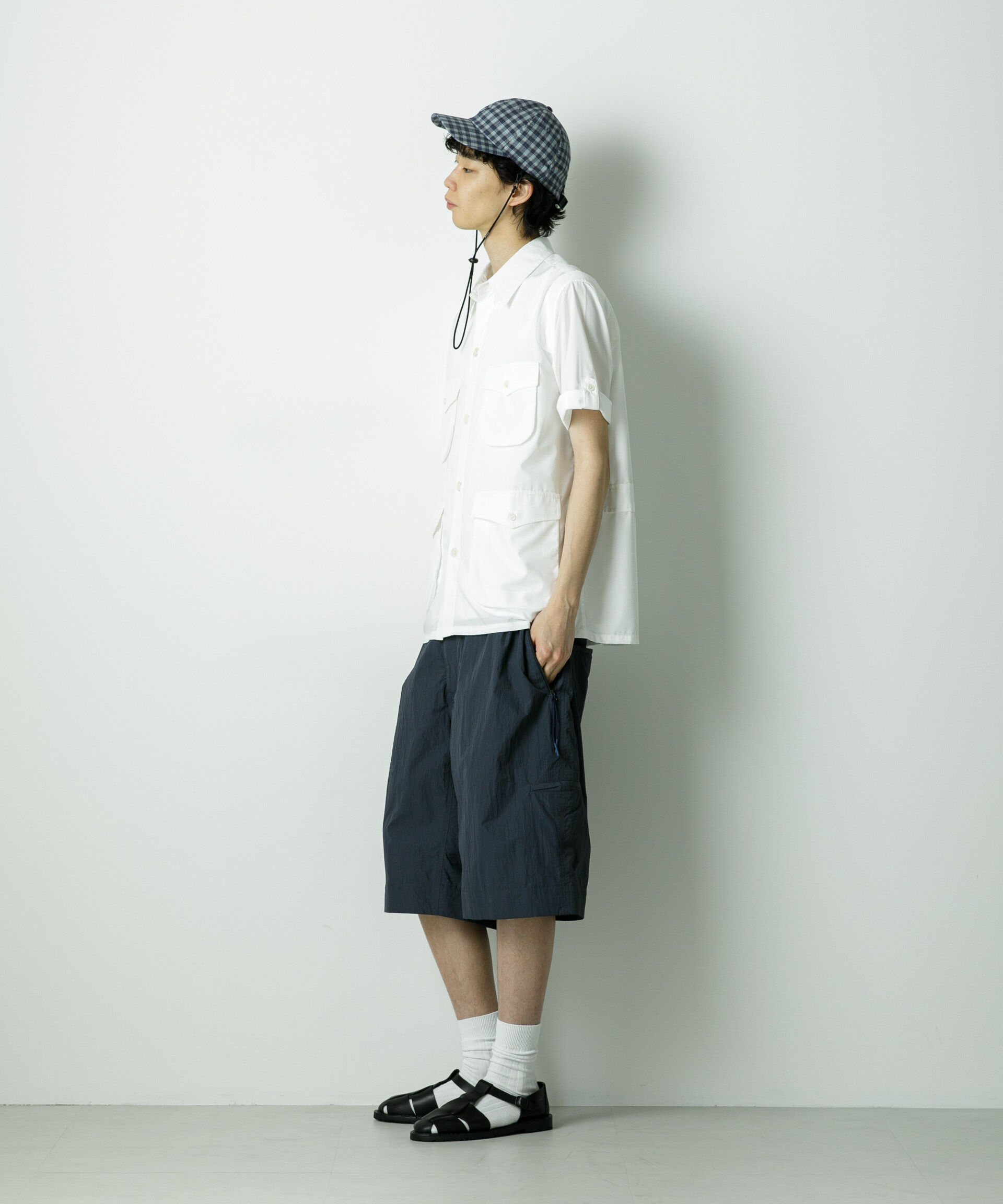 nano･universe「｢HOTEL PALACE｣TRポプリンサファリシャツ」|シャツ・ブラウス|