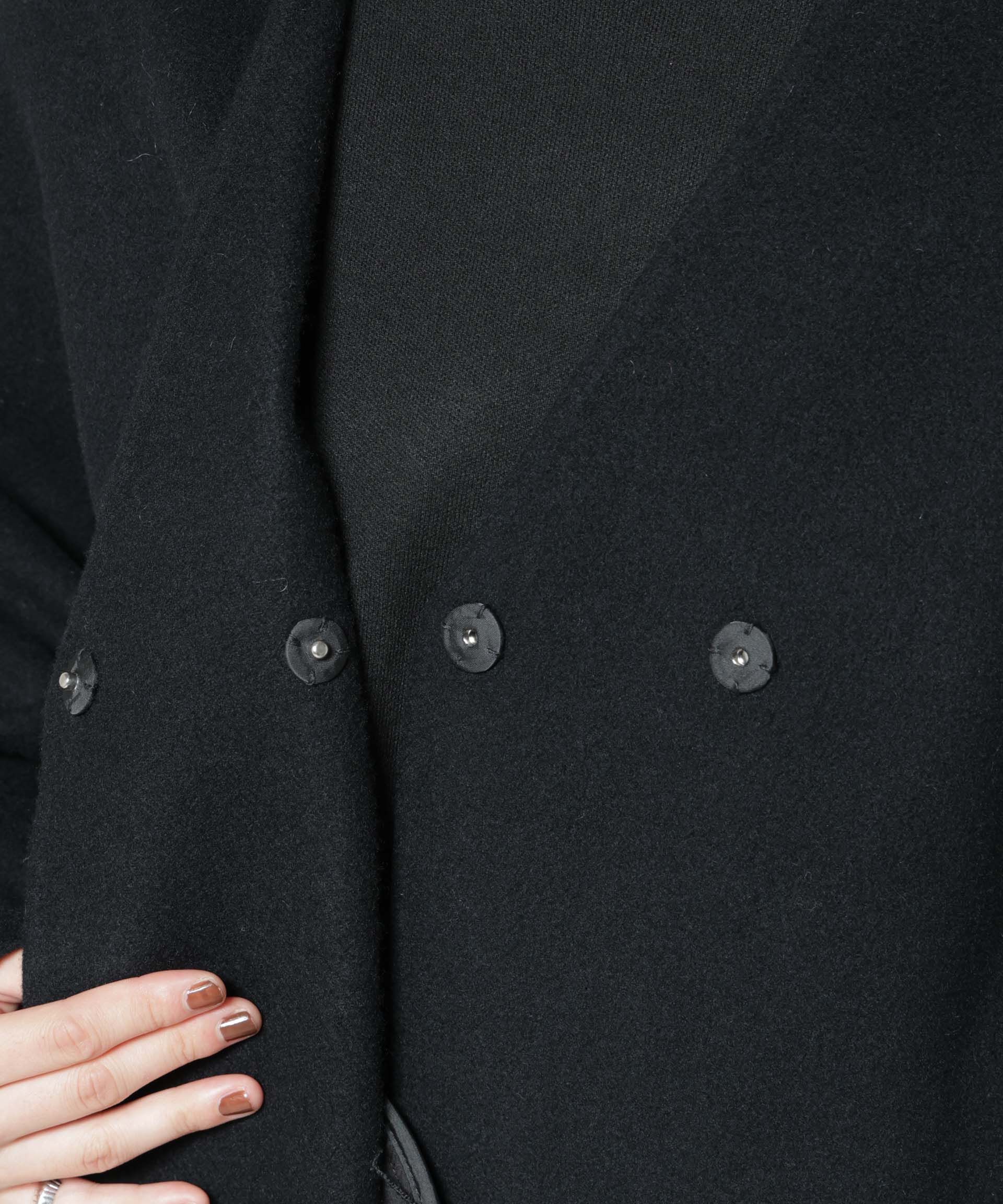 nano･universe「SUPER110blend リバーノーカラーロングコート」|その他|