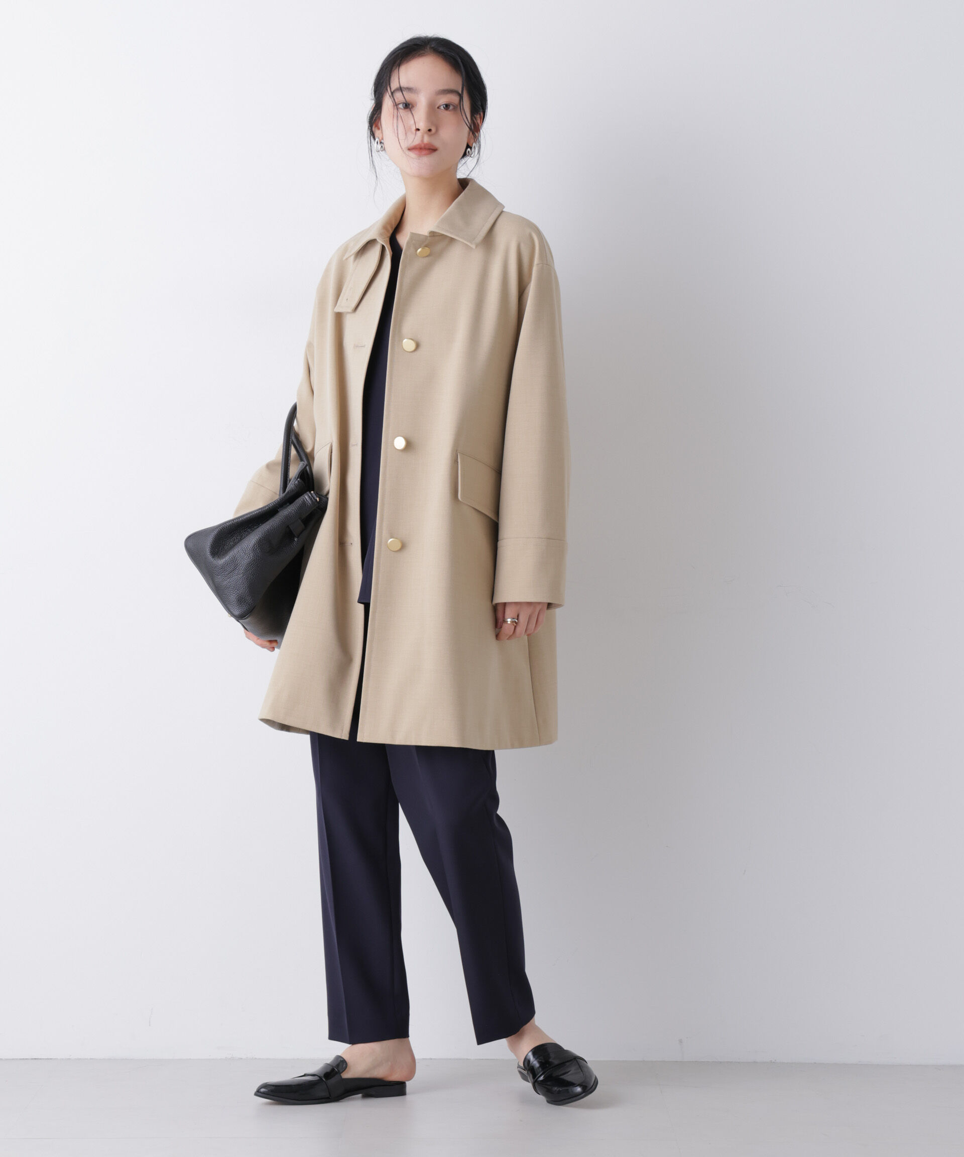 nano･universe「ボンディングステンカラーコート」|その他|