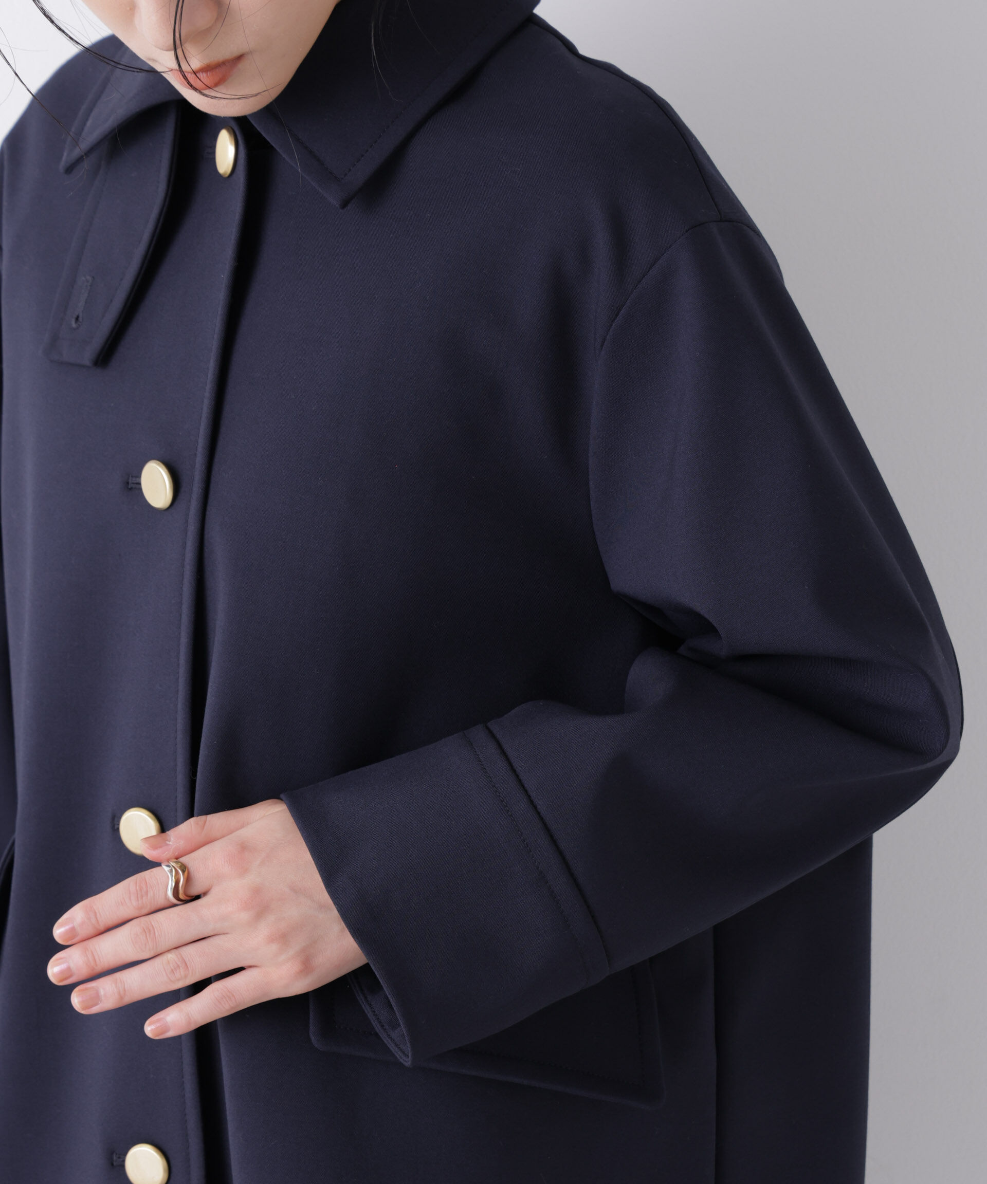 nano･universe「ボンディングステンカラーコート」|その他|